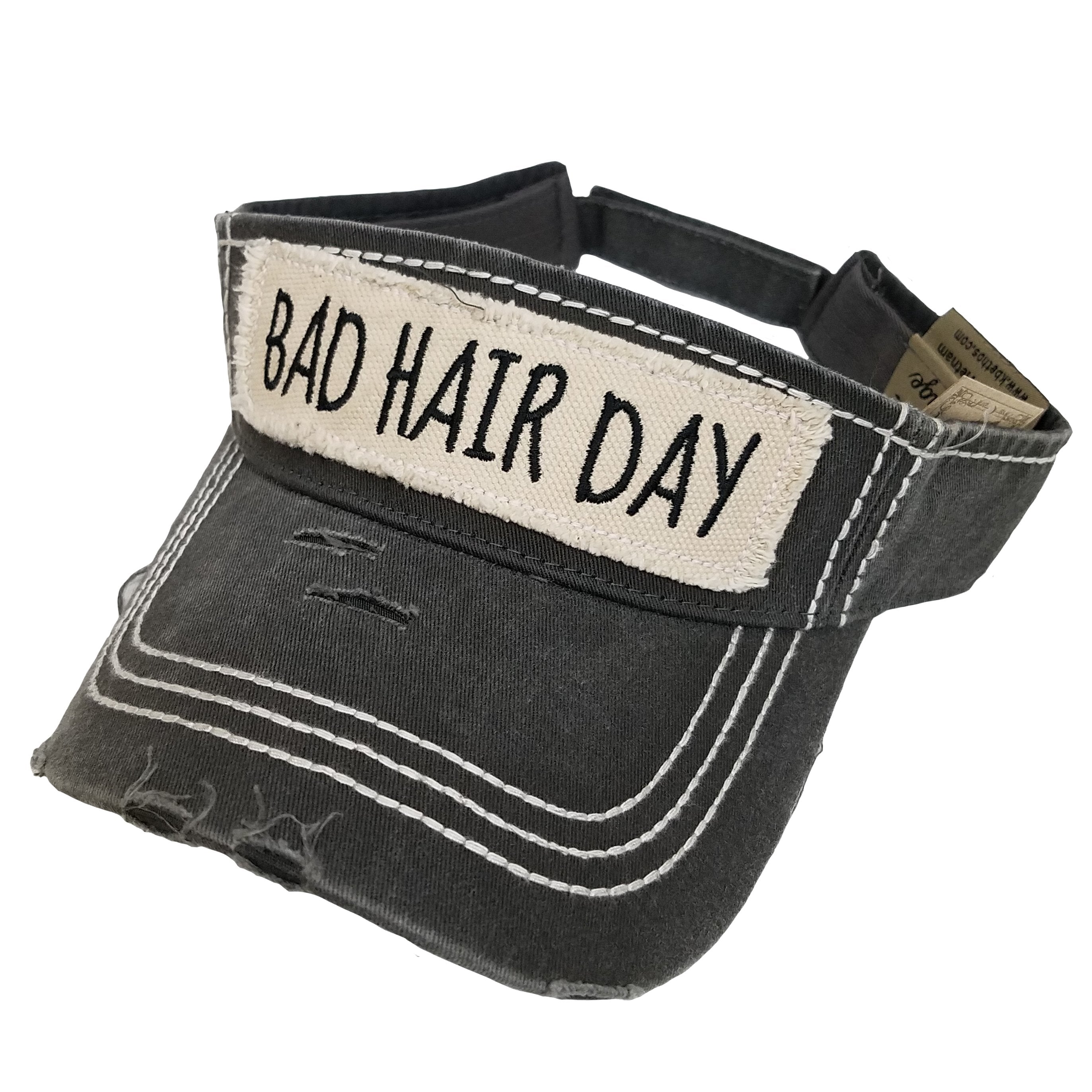 KBR-127 Bad Hair Day Visor Black