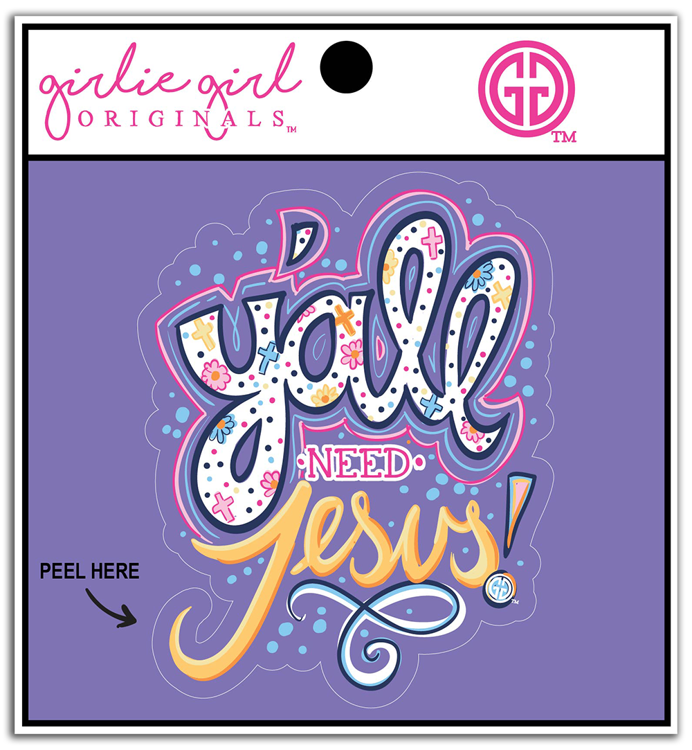 Decal/Sticker Need Jesus 2342