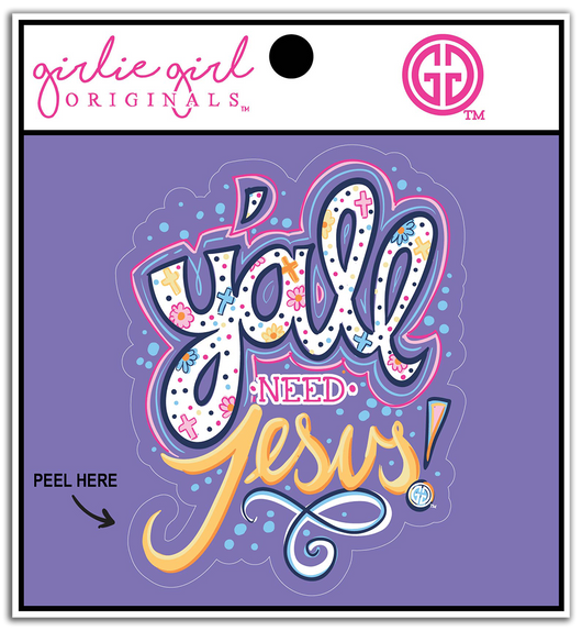 Decal/Sticker Need Jesus 2342