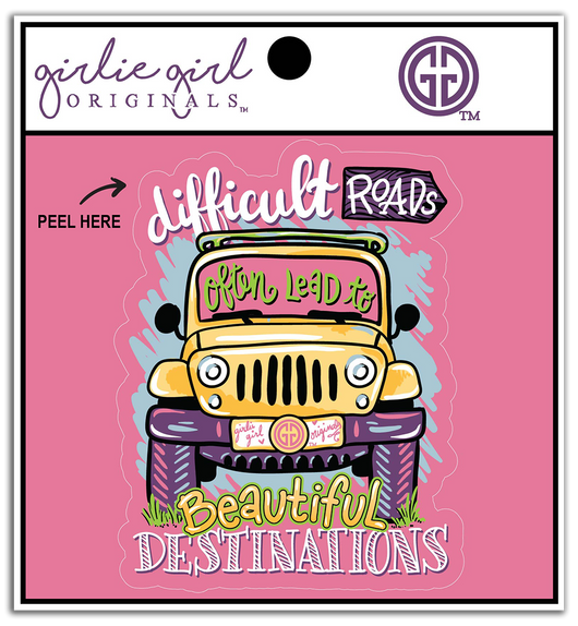 Decal/Sticker Beautiful Destinations 2364