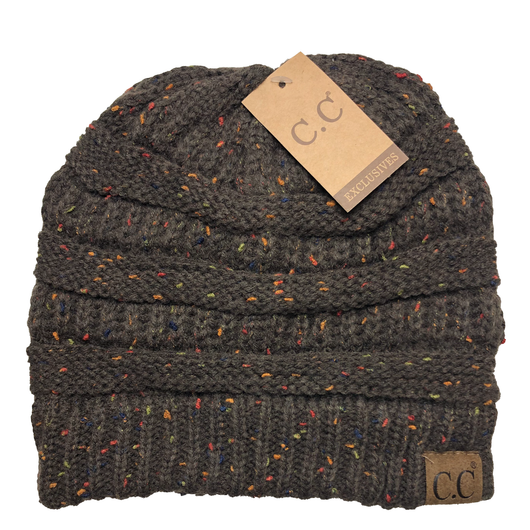 HAT-33 Speckled Beanie Brown