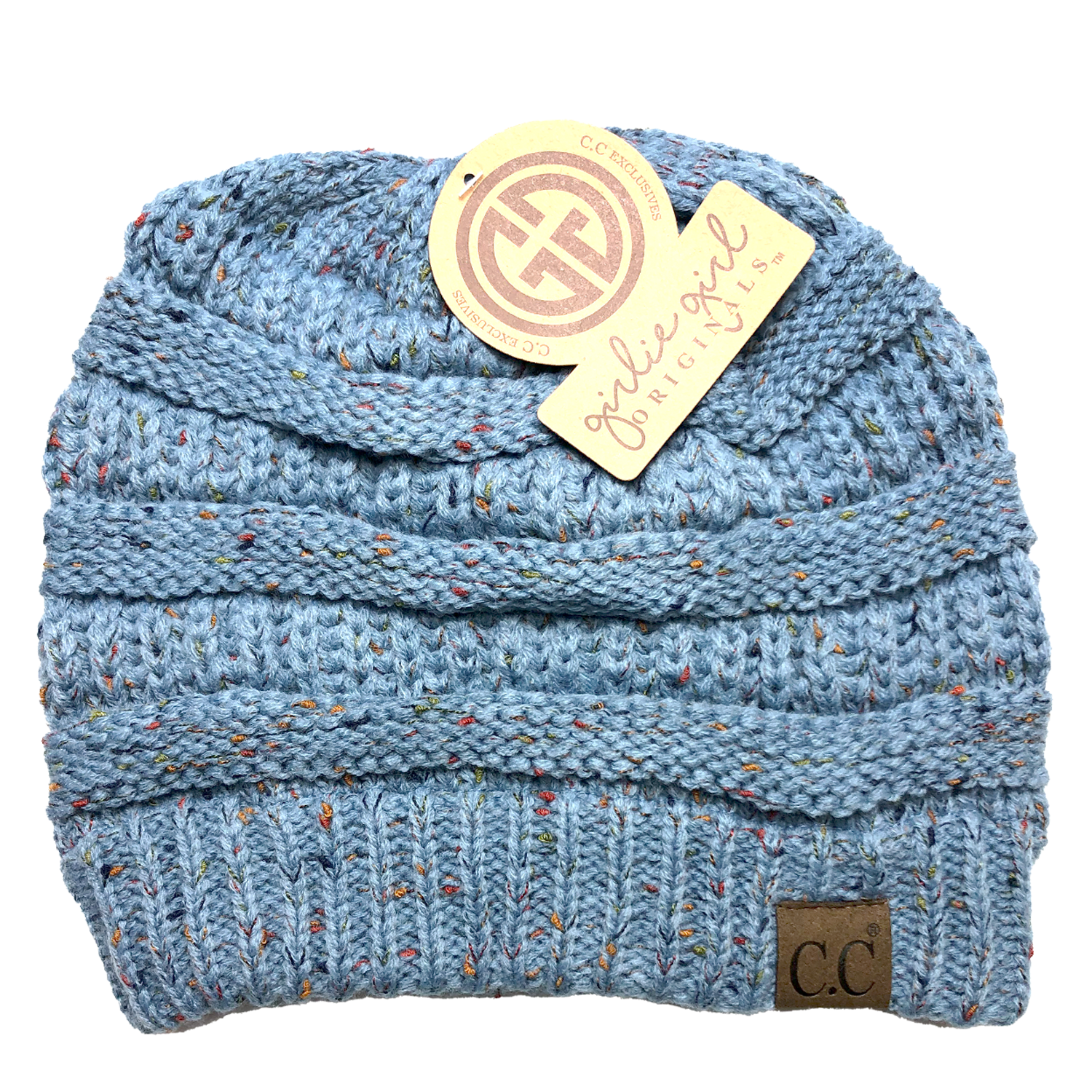 HAT33-Speckled Denim