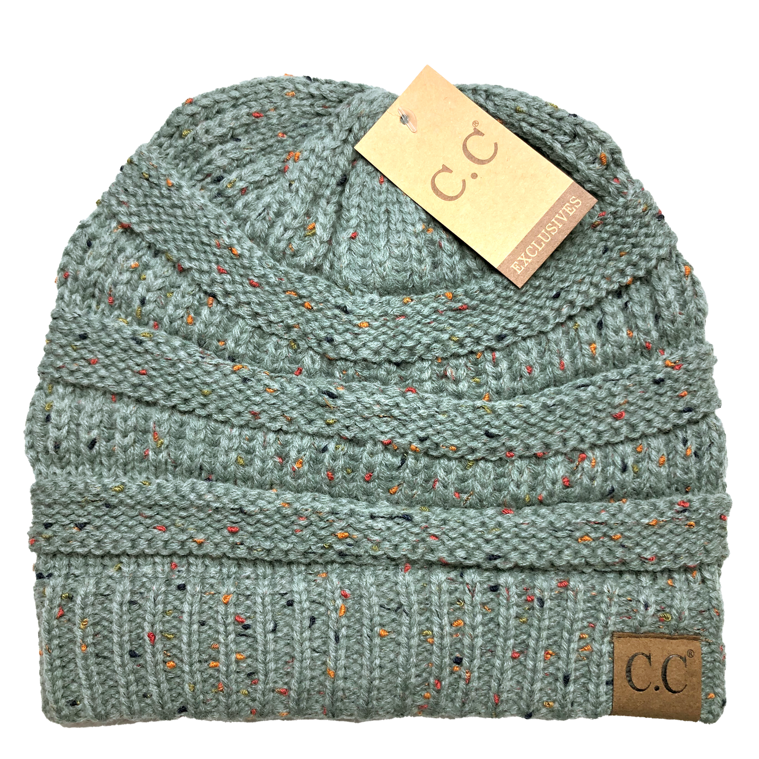 HAT-33 Speckled Beanie Natural Gray