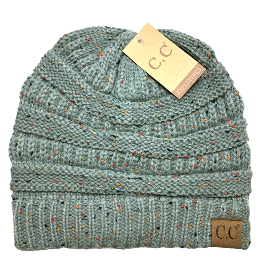 HAT-33 Speckled Beanie Natural Gray