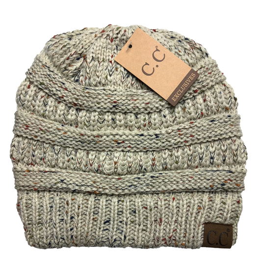 HAT-33 Speckled Beanie Oatmeal