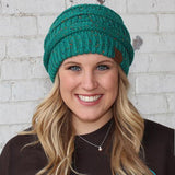 HAT-33 Speckled Beanie Seagreen