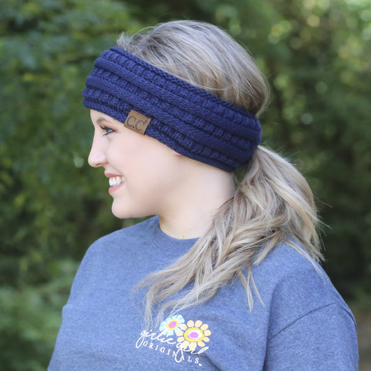 HB-21 Pony Headwrap Navy