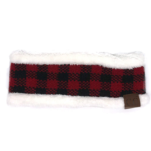 HW-17 BUFFALO PLAID IVORY RED/BLACK