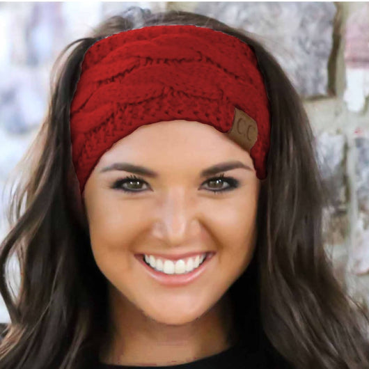 HW-20 CARDINAL RED HEADWRAP