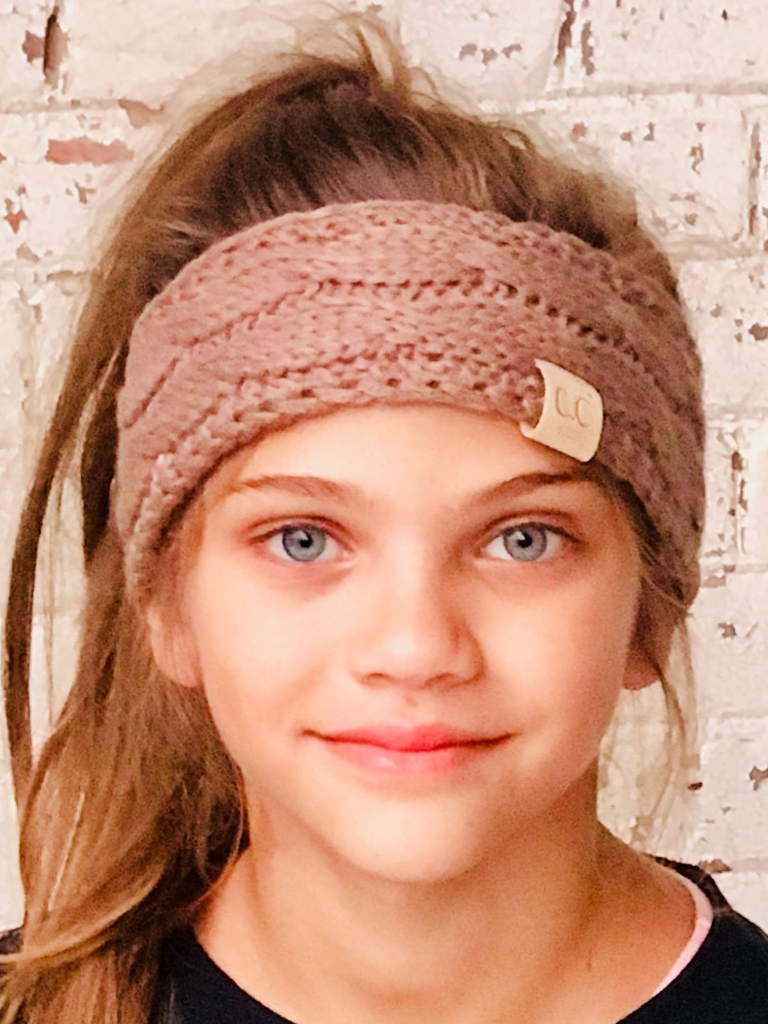 HW-20-KIDS TAUPE HEADWRAP
