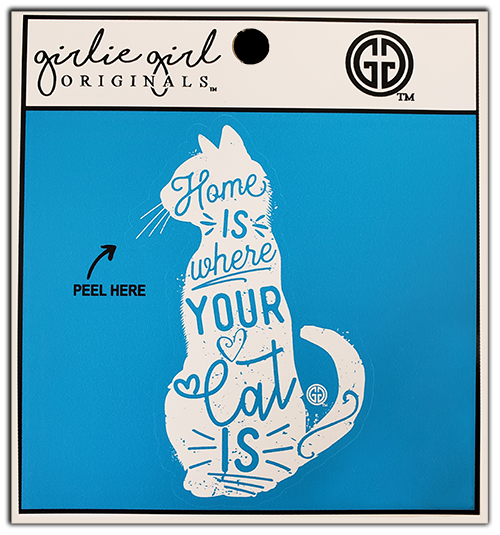 Decal/Sticker Where Your Cat Is 2123