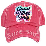 KBV-1364 Good Vibes Only Hot Pink