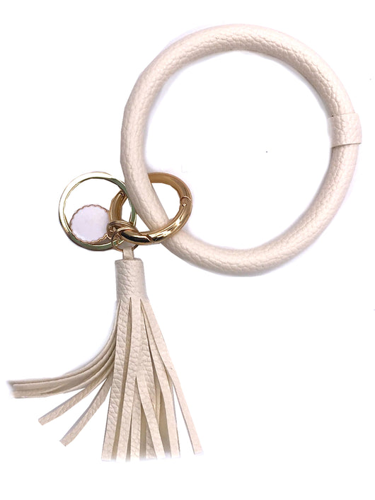 KC-8845 Ivory Wristlet Key Chain