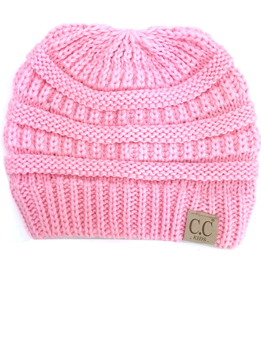 YJ-847 Pale Pink Kid Beanie