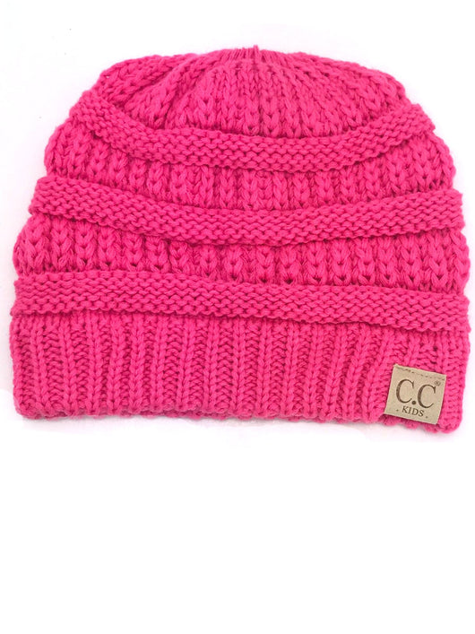 YJ-847 New Candy Pink Kid Beanie