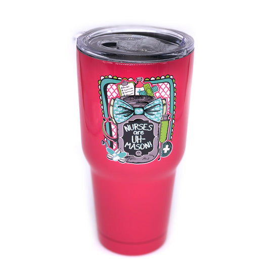 TB2468 Nurses Uh Mason Stainless Steel Tumbler