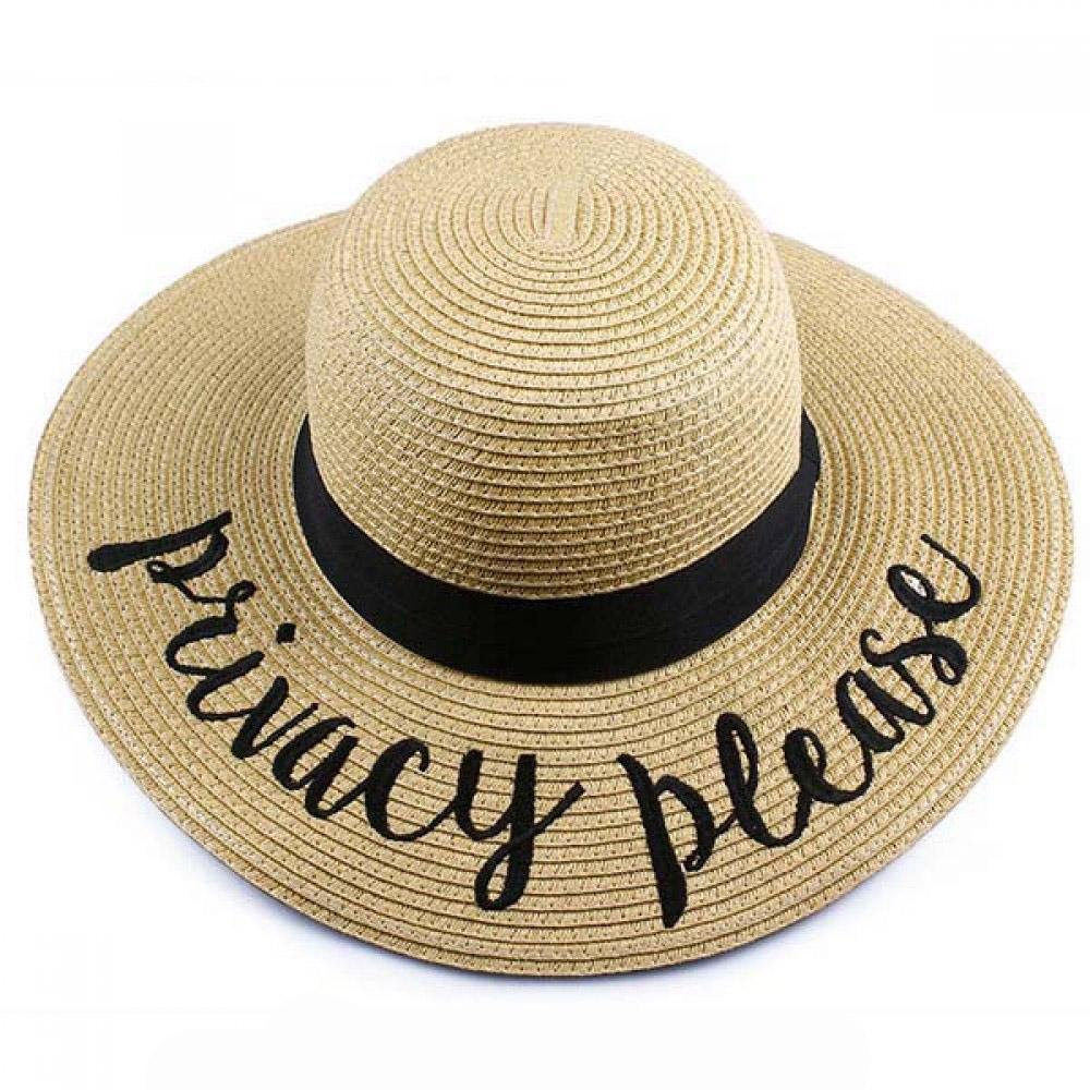 ST-2017 Privacy Please Beach Hat