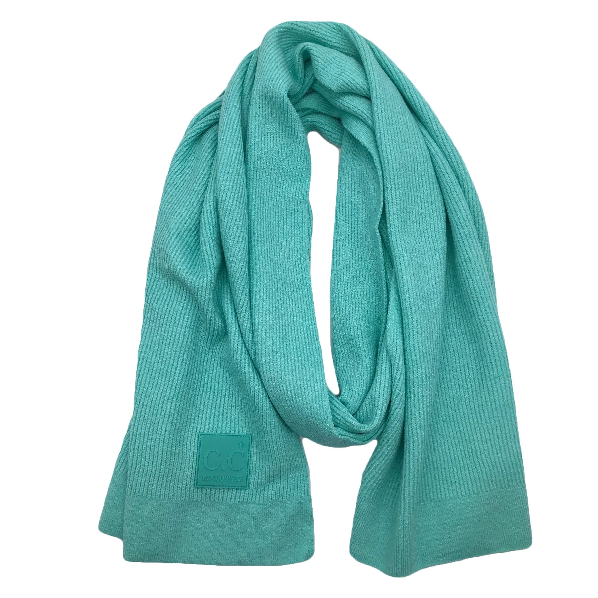 SF-7007 Rubber Patch Scarf Mint