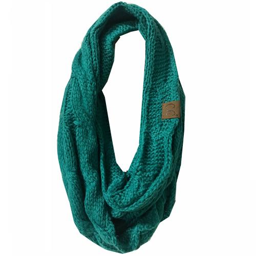 SF-800 SEAGREEN Infinity Scarf