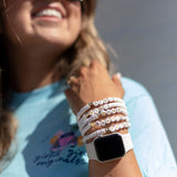 BR-1306 Elastic Bracelet White Gigi