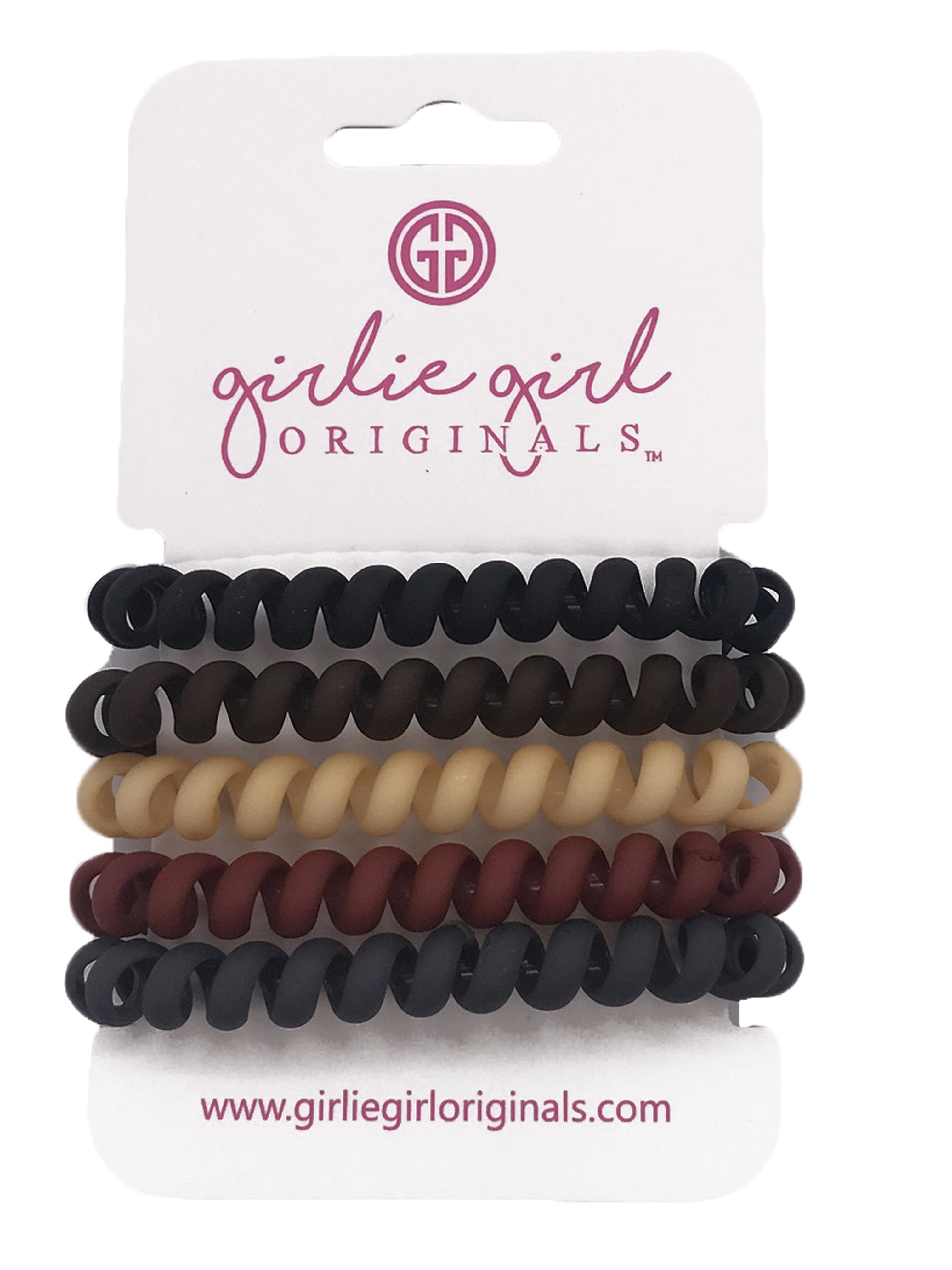 TC-21 Matte Telephone Cord Hair Ties