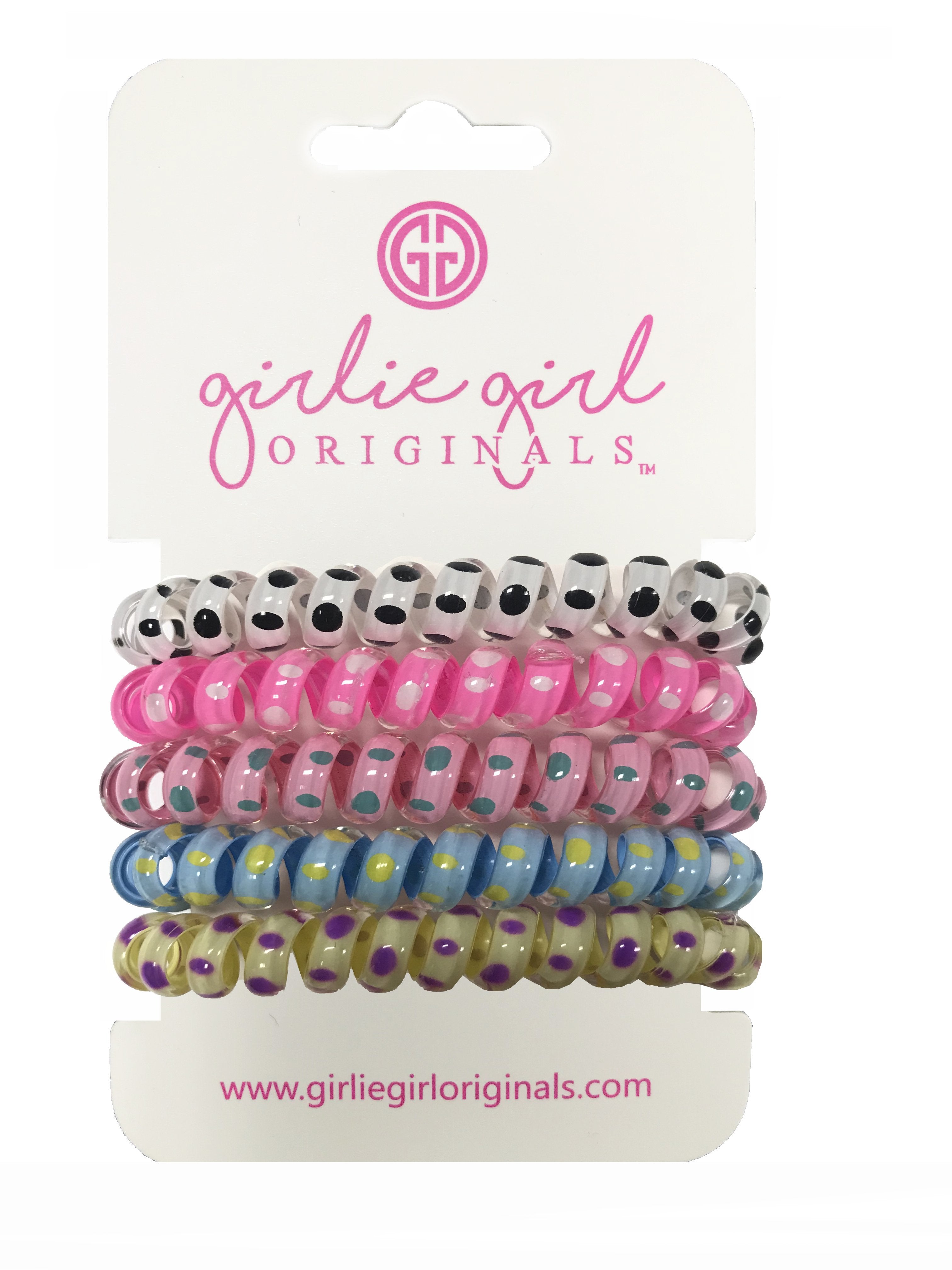 TC-DOT 1 Telephone Cord Hair Ties