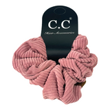 SCR-03 C.C CORDUROY SCRUNCHIE ROSE