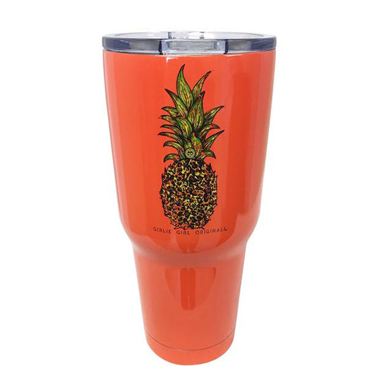 TB2468 Leopard Pineapple Stainless Steel Tumbler