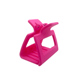 HCS-14S Small Square Hair Clip-Hot Pink