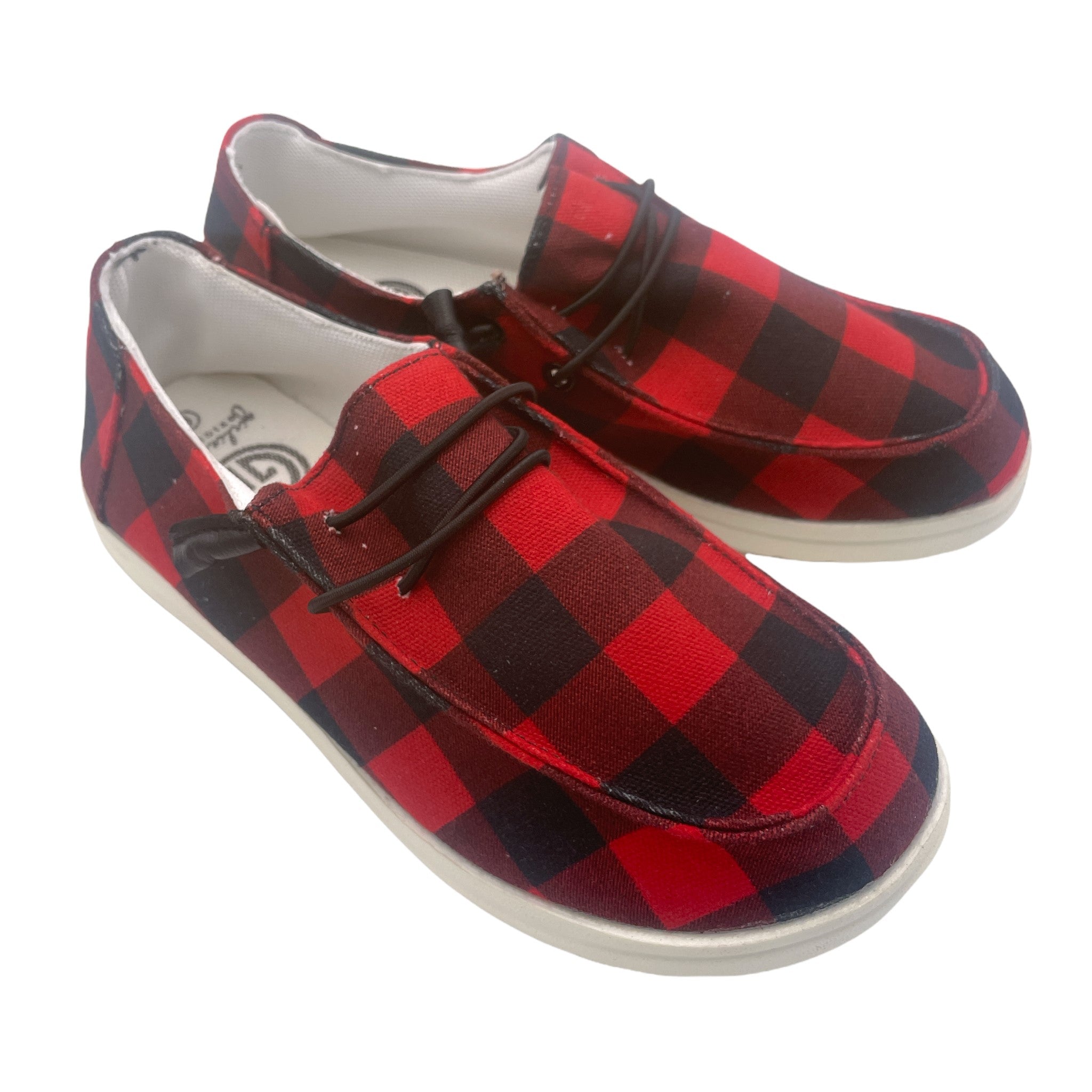 EL- ELLIOT FLAT SHOE-BUFFALO PLAID