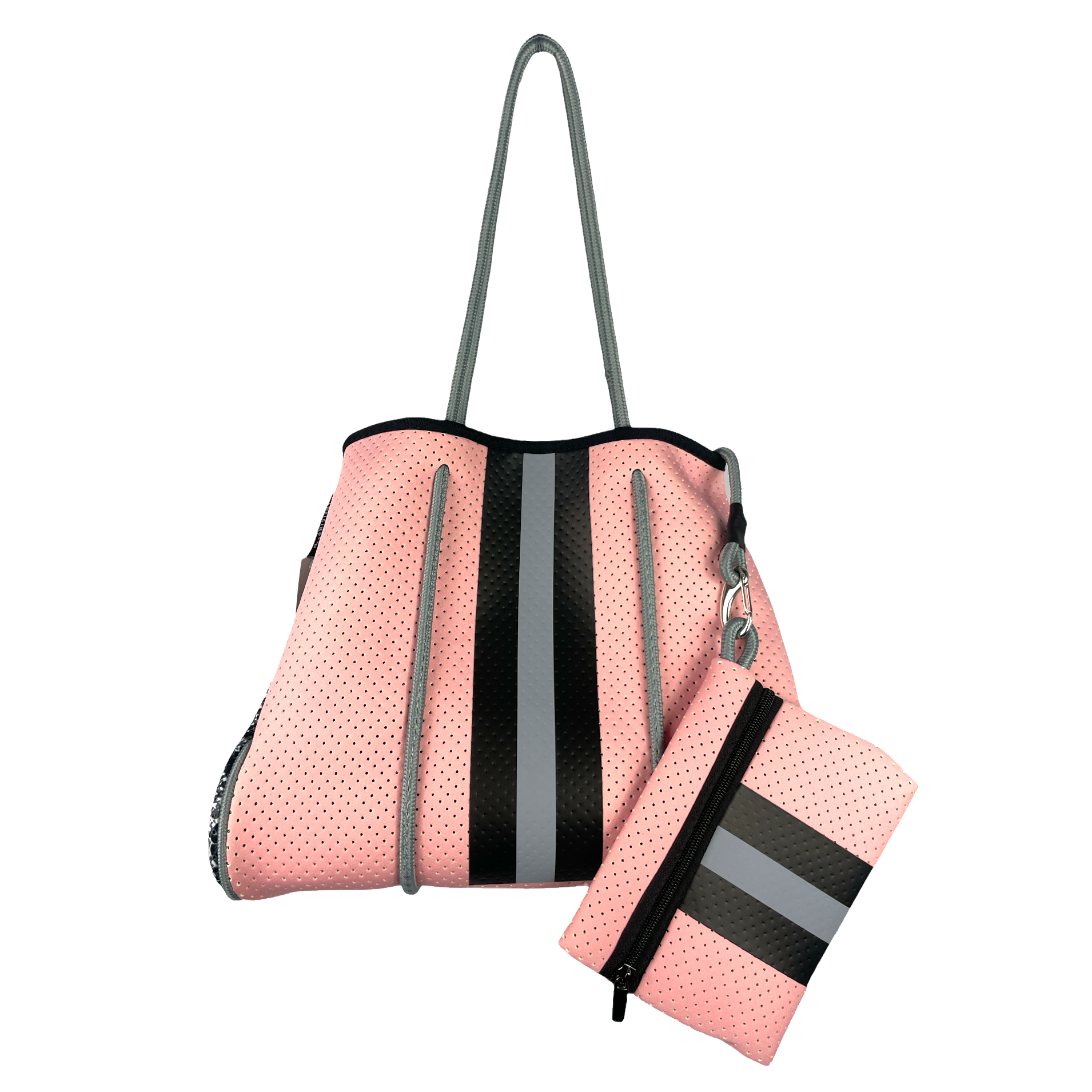 NP-4500 Cow Black Red Stripe Neoprene Tote Bag – girliegirloriginals