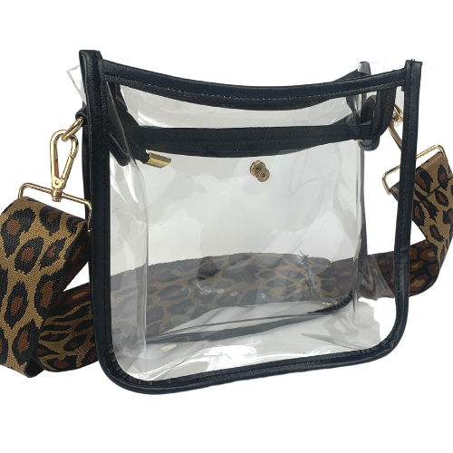 Leopard Clip on Handbag Purse Shoulder Strap