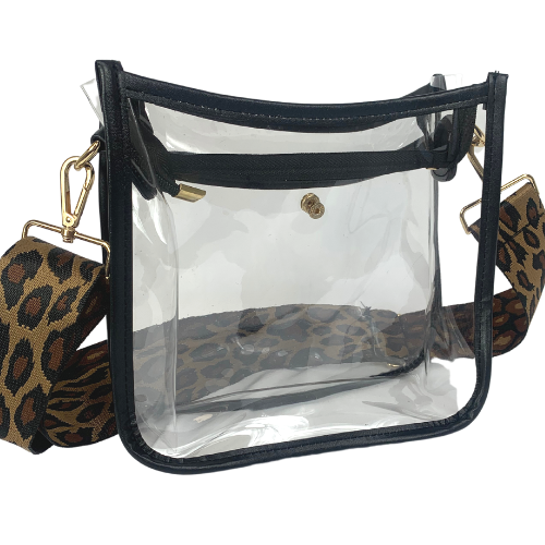 Purse with 2025 leopard strap