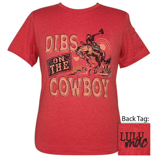 Lulu Mac 87- Dibs on the Cowboy SS- Heather Red