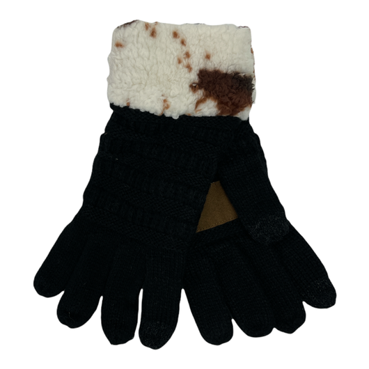 G-47 Cow Gloves Black