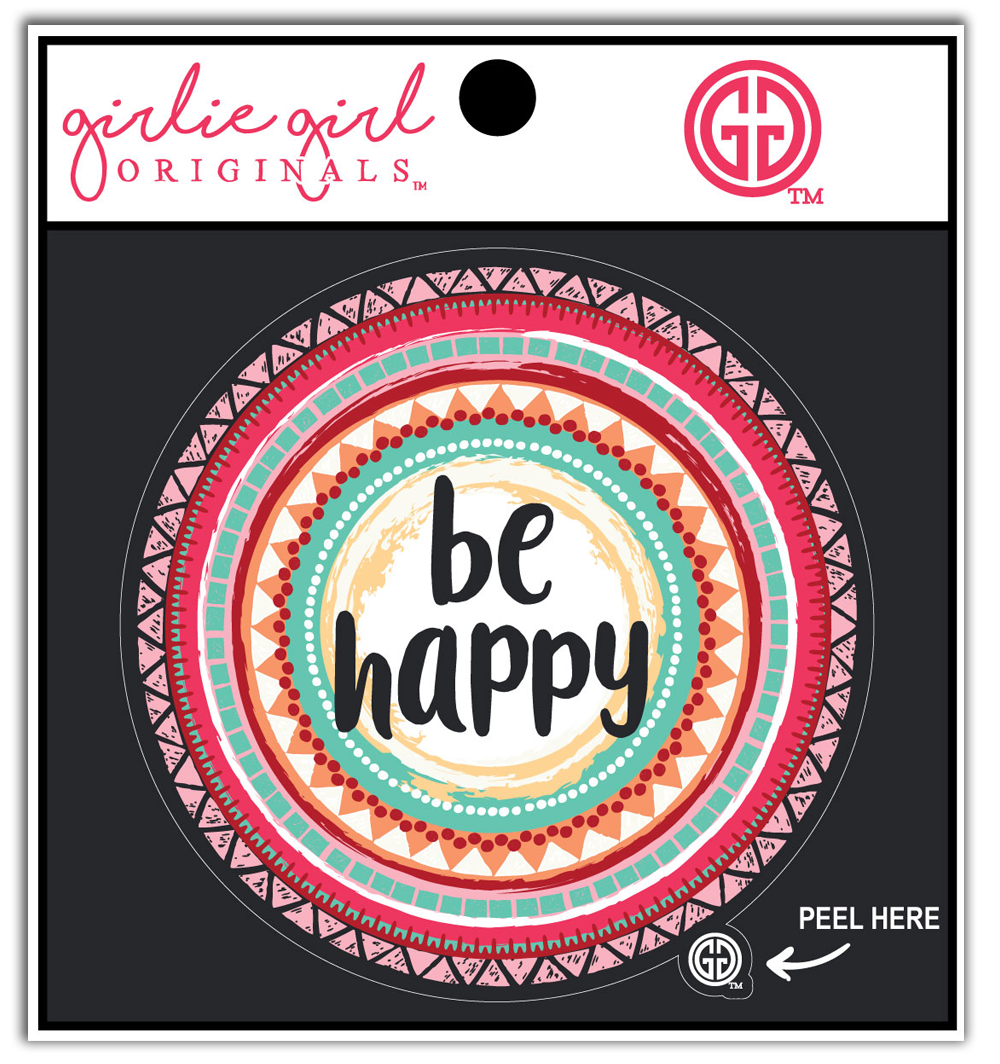 Decal/Sticker Be Happy 2167