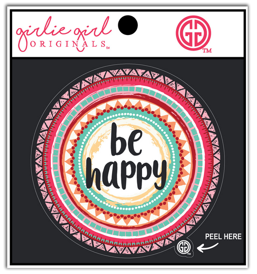 Decal/Sticker Be Happy 2167