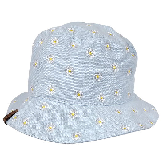 KB-005 C.C Daisy Rain Bucket Hat Light Blue
