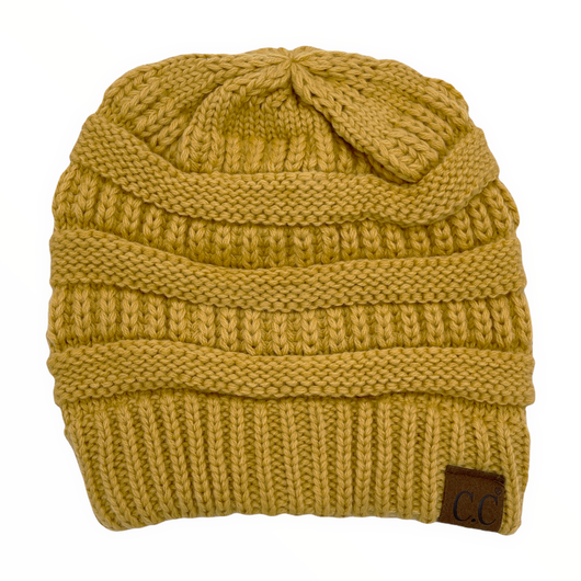 HAT-20A BEANIE HONEY MUSTARD