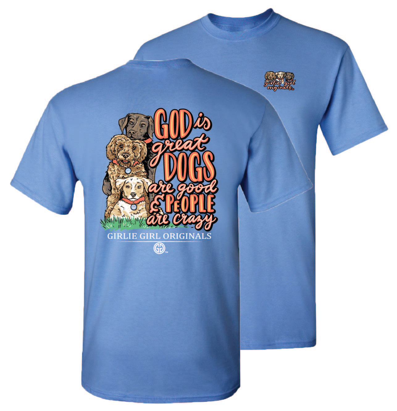 2579 God Dogs People SS-Carolina Blue