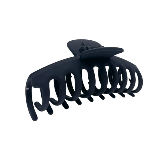 HCO-13S Oval Hair Clip-Black