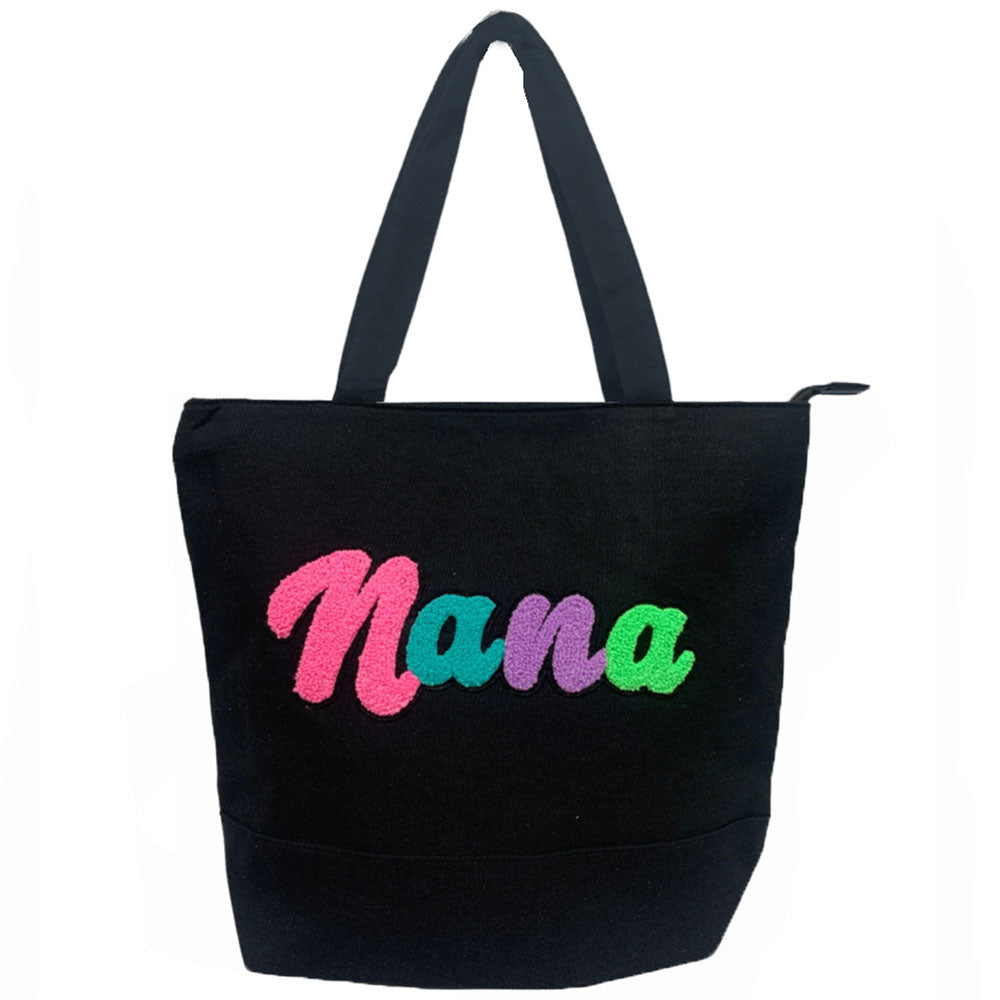 CH-NANA-BLACK TOTE