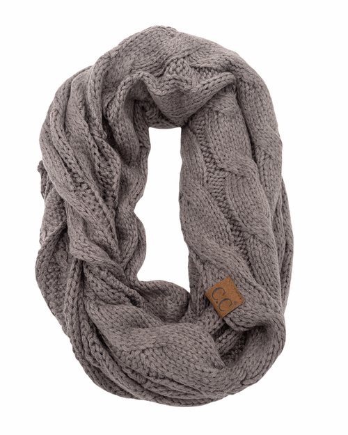 SF-800 Infinity Scarf Earth Grey – girliegirloriginals