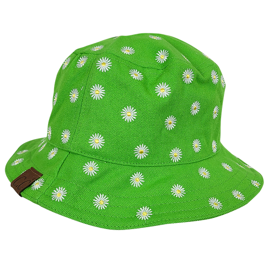 KB-005 C.C Daisy Rain Bucket Hat Apple Green