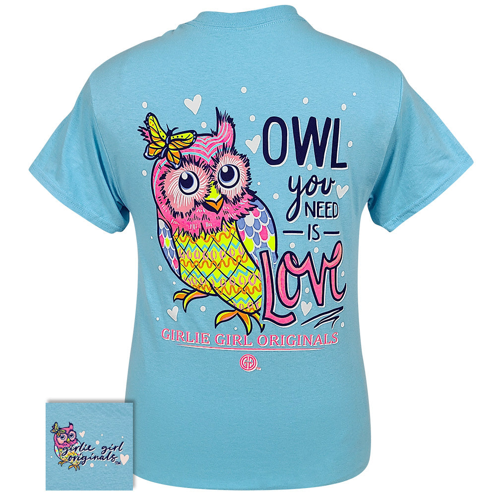 2521 Owl You Need SS-Sky Blue