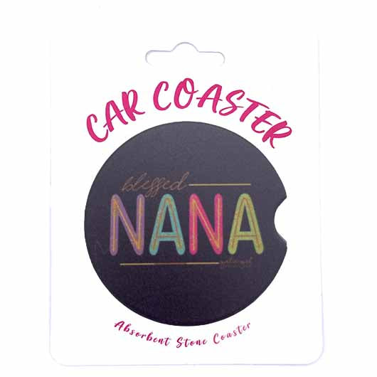 N5 Car Coaster Blessed Nana Glitter