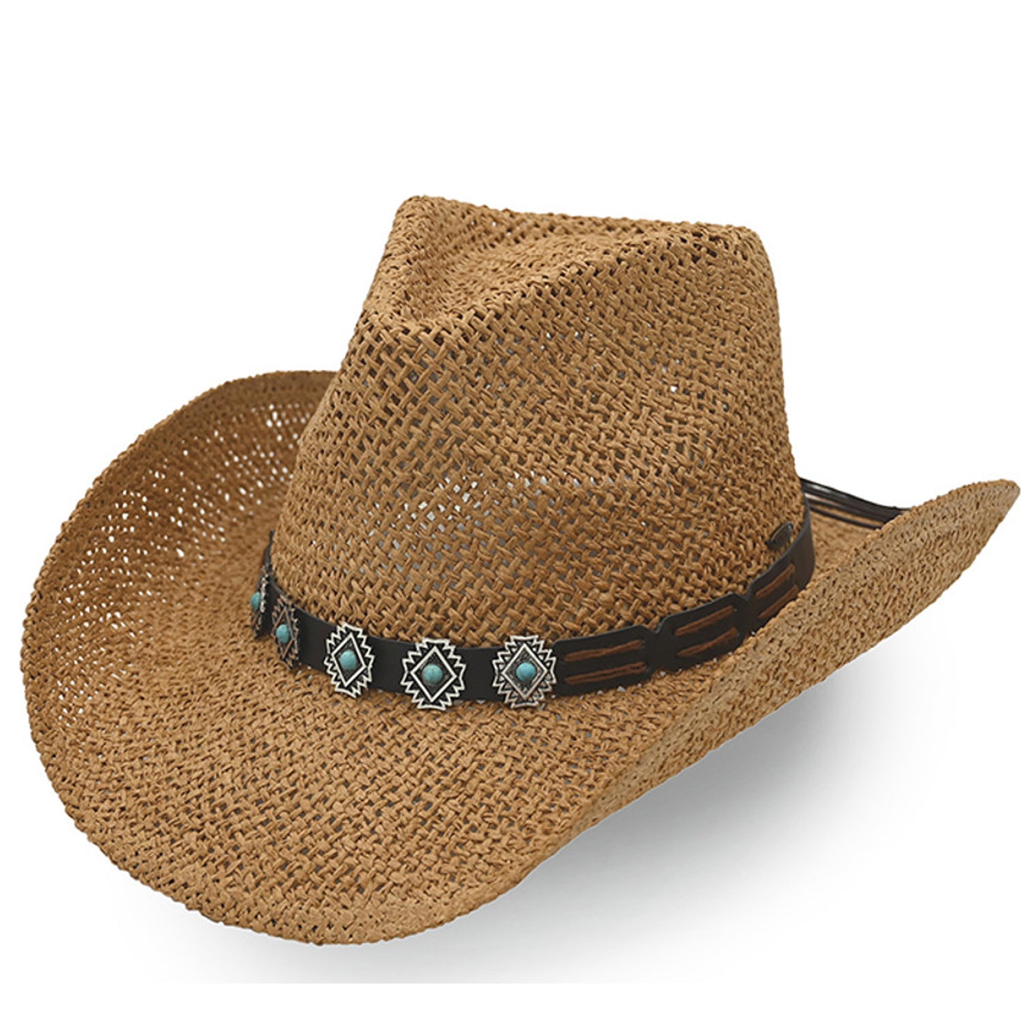 CBC-06 Cowgirl Hat Dark Natural