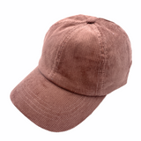 BT-937 Corduroy Criss Cross Cap Taupe