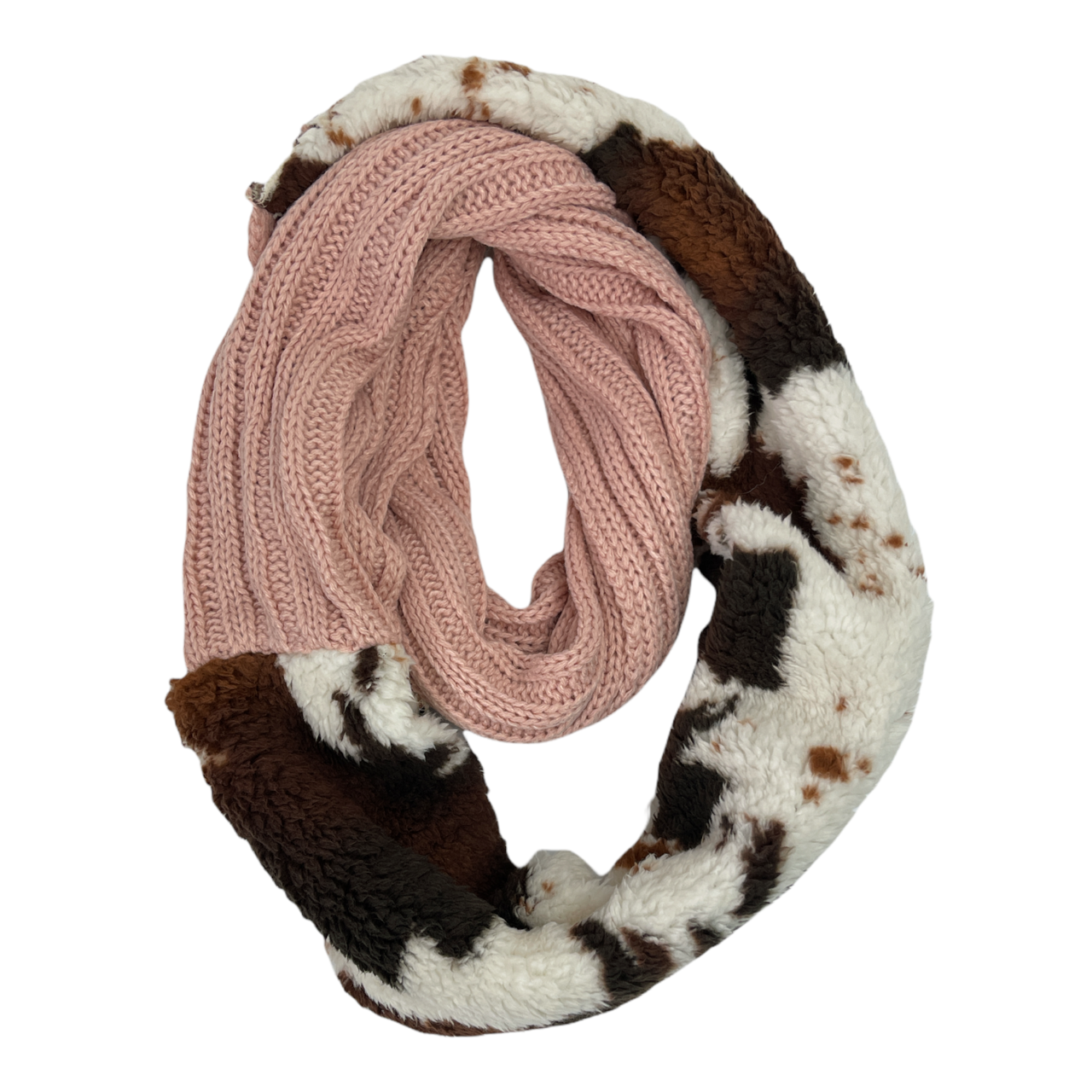 SF-47 Cow Scarf Indi Pink