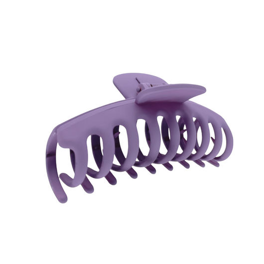 HCO-13S Oval Hair Clip-Light Purple